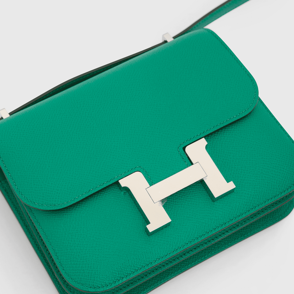 Hermès Constance 18 Epsom Vert Jade Palladium Hardware