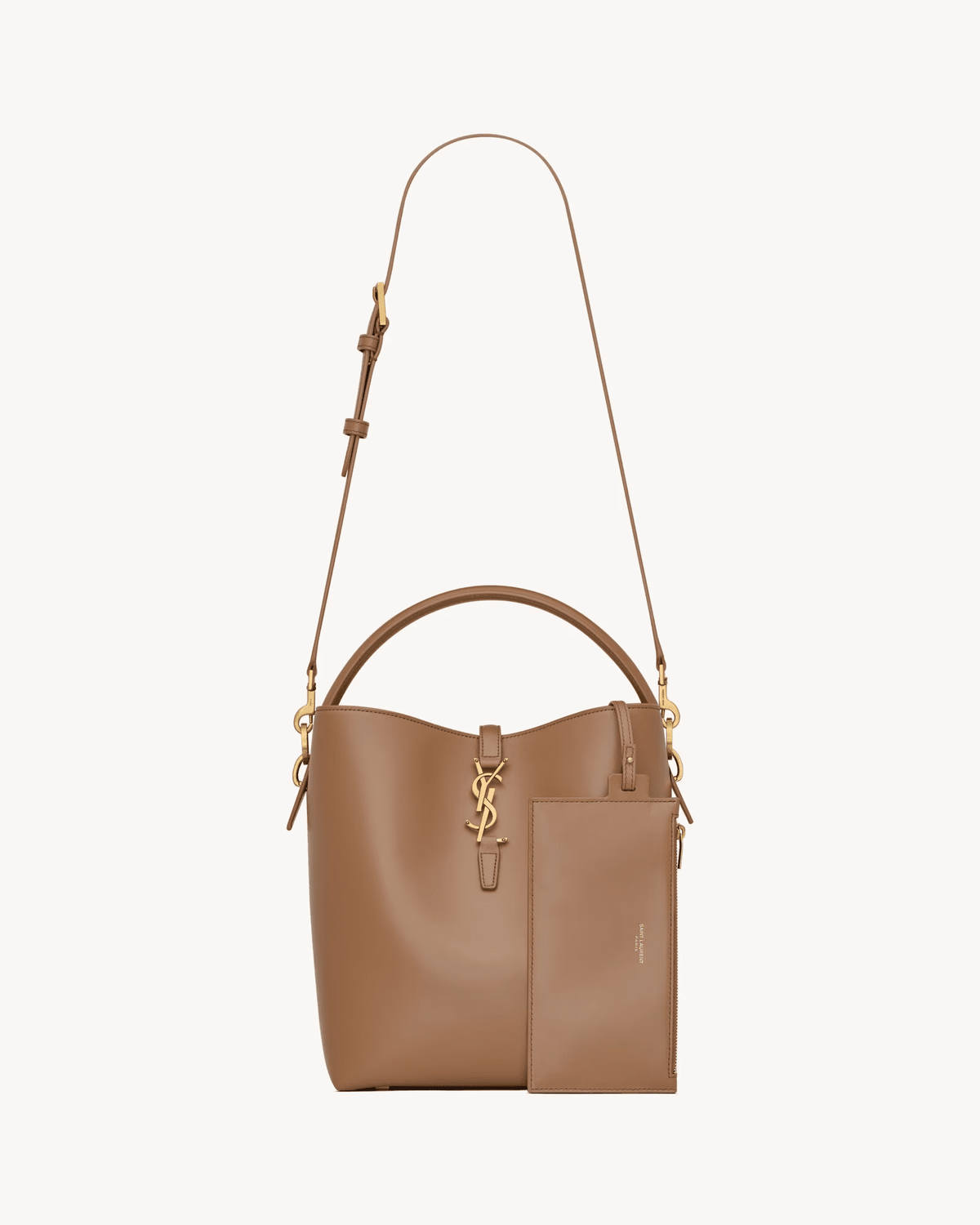 SAINT LAURENT LE 37 IN SHINY LEATHER