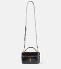 Saint Laurent Gaby quilted patent leather vanity bag