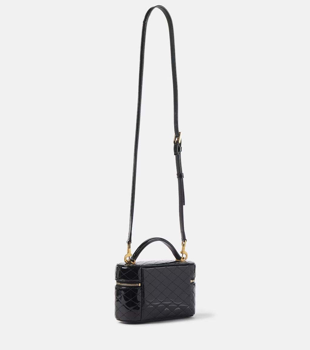 Saint Laurent Gaby quilted patent leather vanity bag