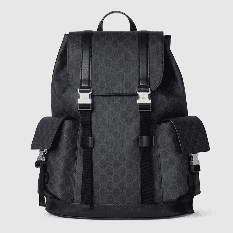 GUCCI BLACK LARGE BACKPACK