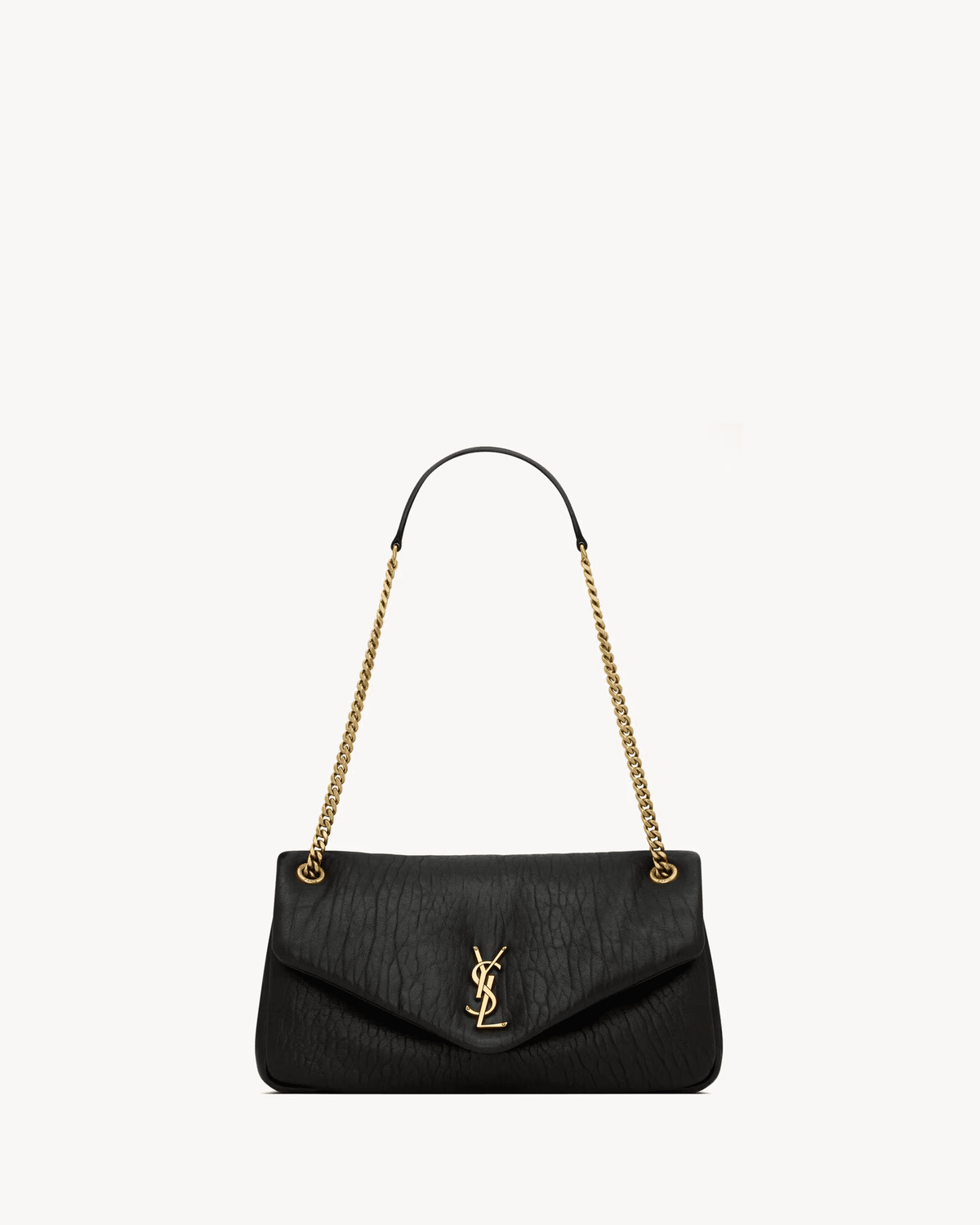 Saint Laurent CALYPSO medium in grained lambskin