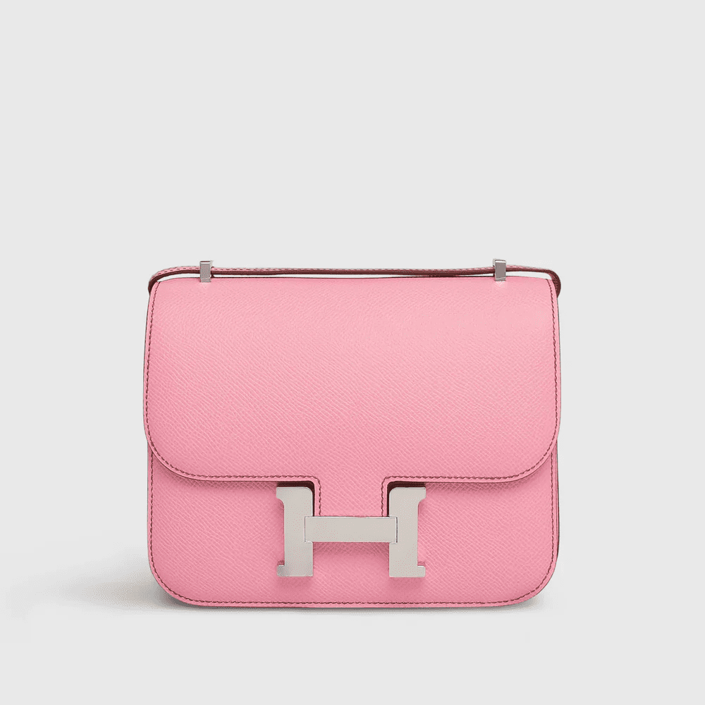Hermès Constance 18 Epsom Pink Palladium Hardware