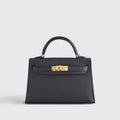 Hermès Kelly Mini Epsom Sellier Black Gold Hardware