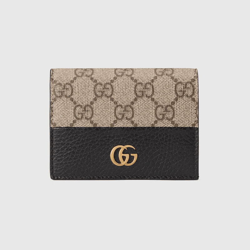 Gucci Marmont bi-color card case wallet