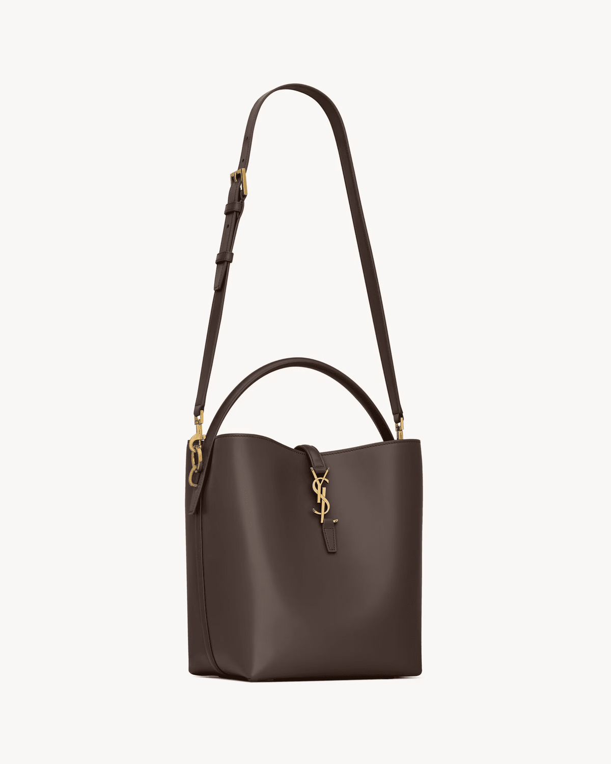 SAINT LAURENT LE 37 IN SHINY LEATHER