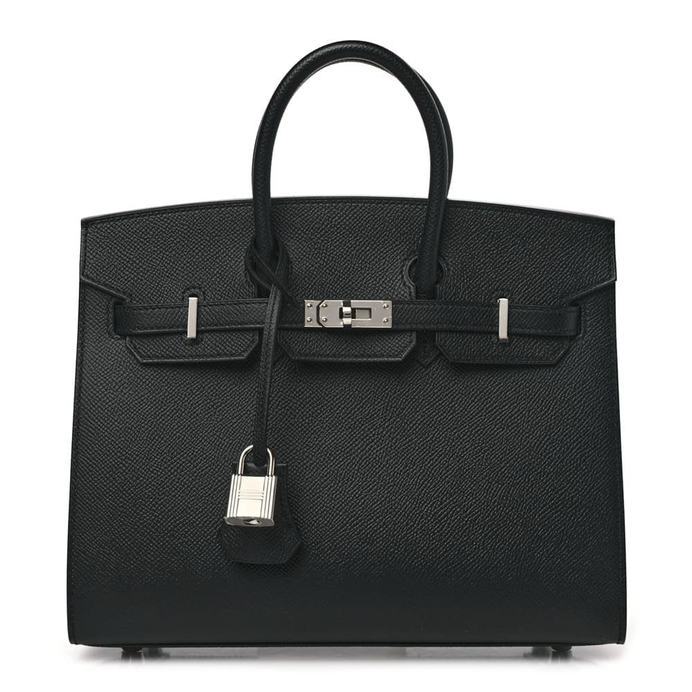 Hermès Epsom Birkin Sellier 25 Black