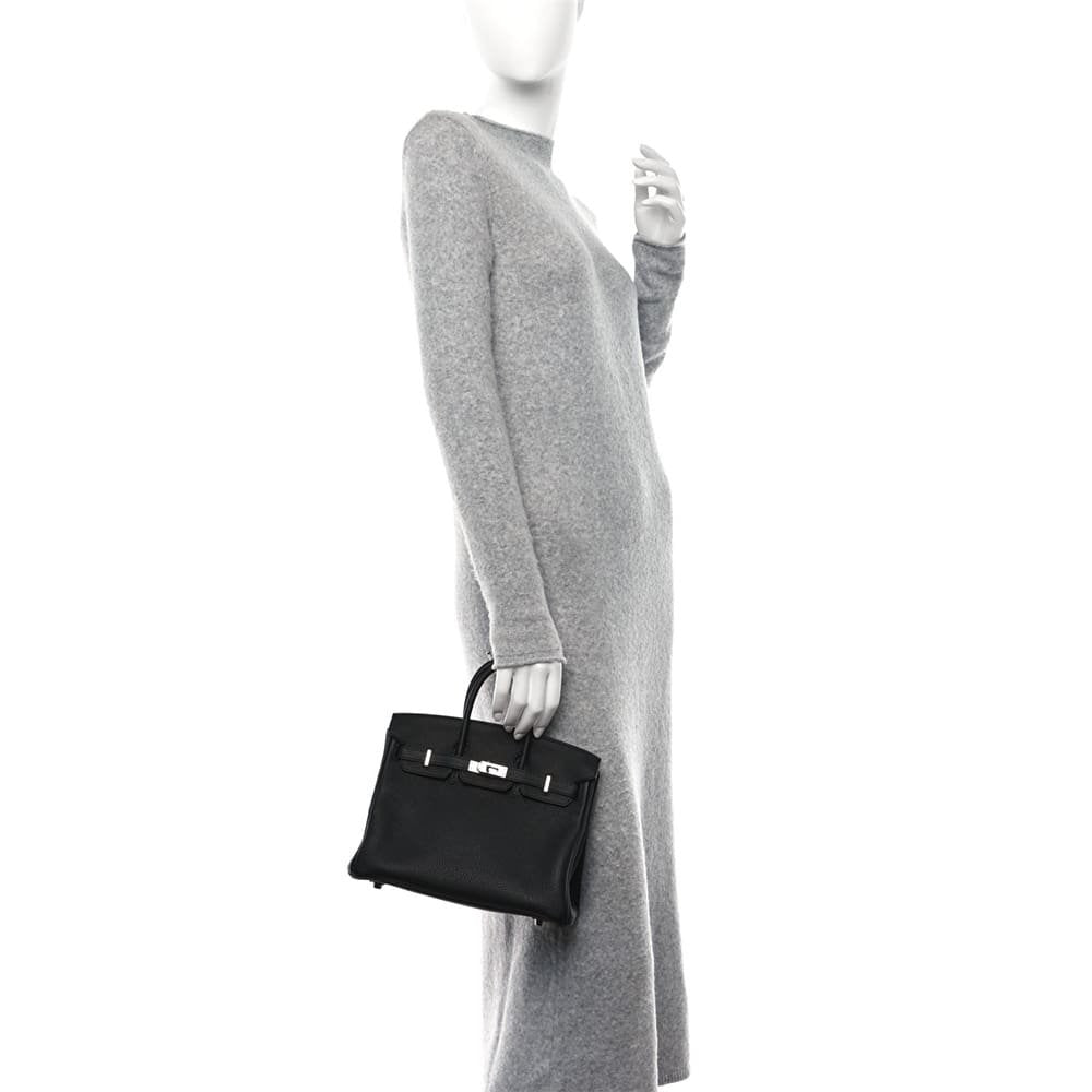 Hermès Epsom Birkin Sellier 25 Black