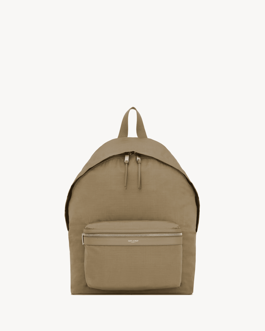 Saint Laurent CITY backpack in nylon ripstop and leather