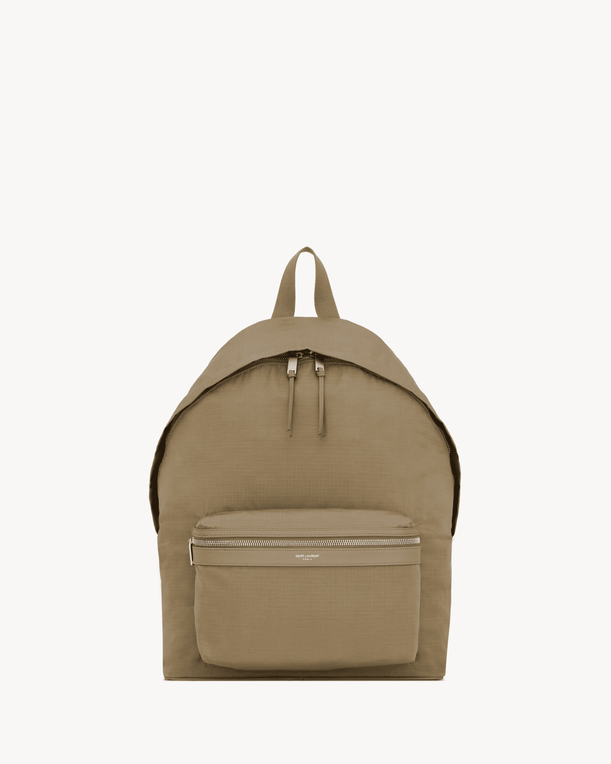 Saint Laurent CITY backpack in nylon ripstop and leather