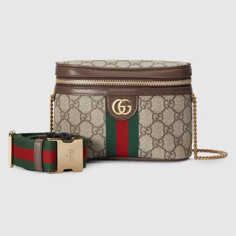 GUCCI OPHIDIA BELT BAG WITH WEB