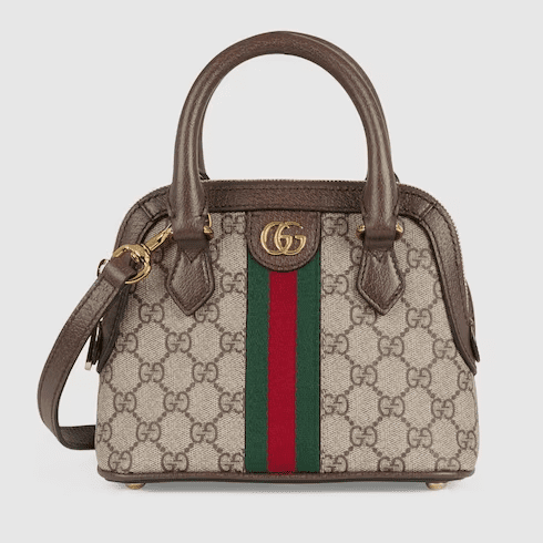 GUCCI OPHIDIA GG MINI TOP HANDLE BAG