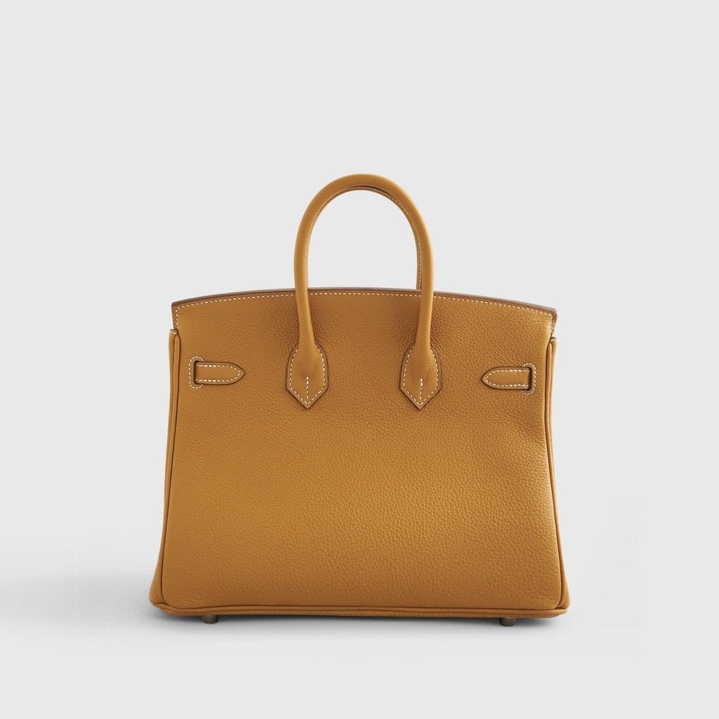 Hermès Birkin 25 Togo Natural Sable Palladium Hardware