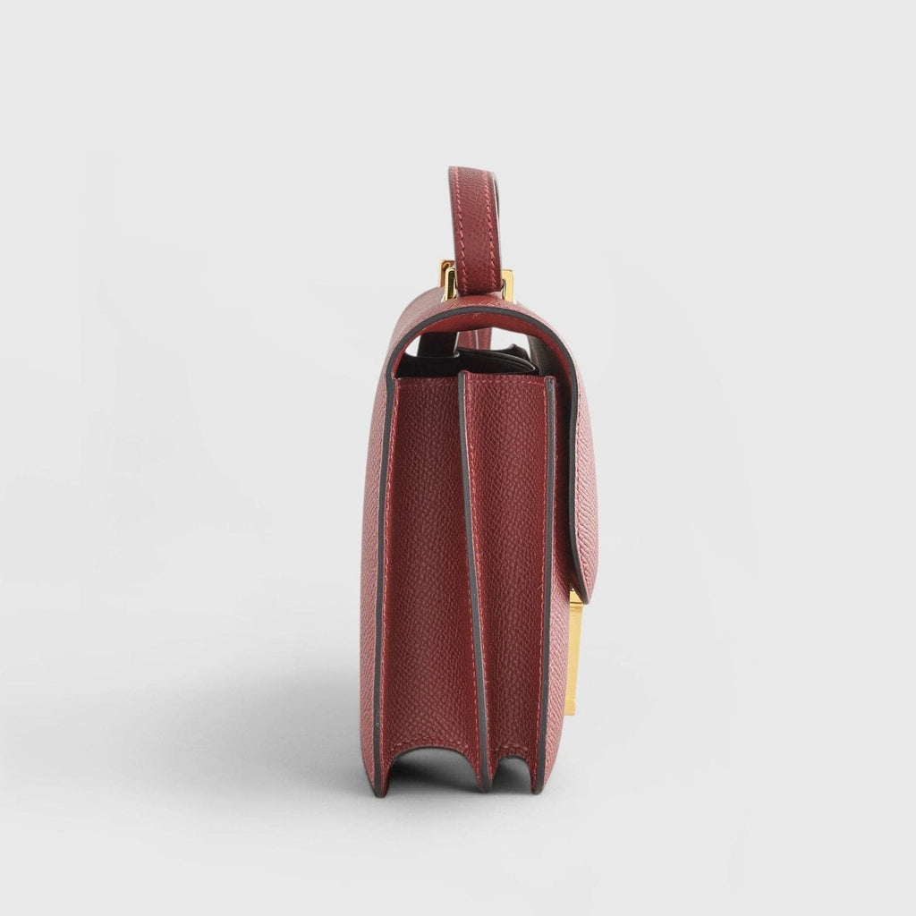 Hermès Constance 18 Epsom Rouge H Gold Hardware