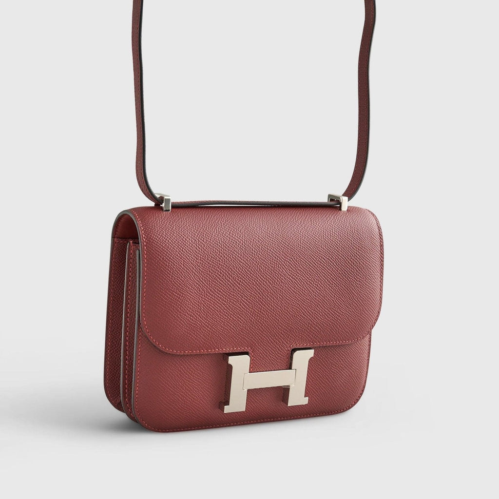 Hermès Constance 18 Epsom Rouge H Palladium Hardware