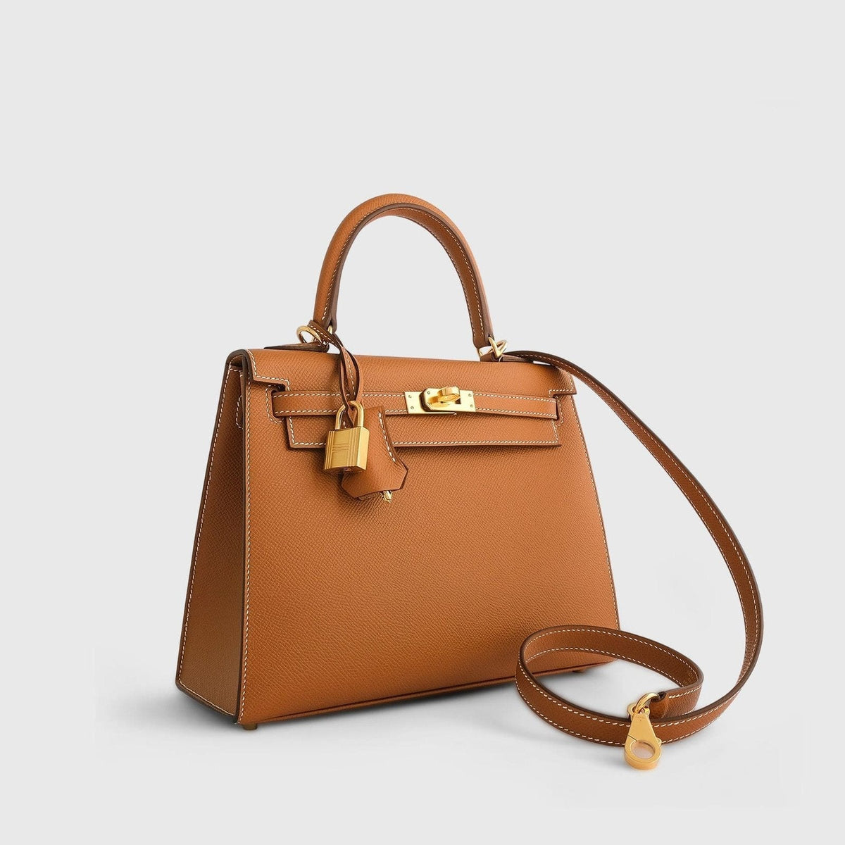 Hermès Kelly 25 Epsom Gold Sellier Gold Hardware