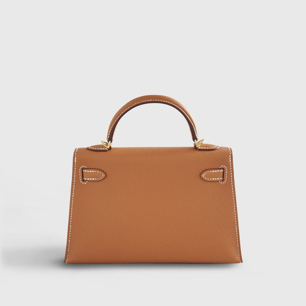 Hermès Kelly Mini Epsom Gold Sellier Gold Hardware