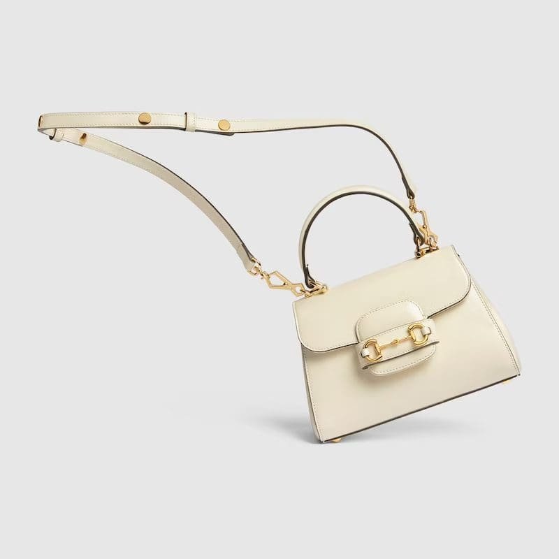 GUCCI HORSEBIT 1955 MINI BAG (White)