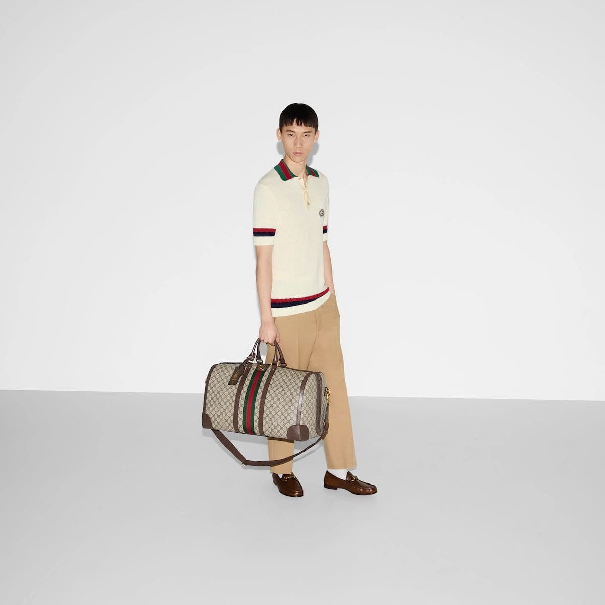 GUCCI SAVOY LARGE DUFFLE BAG