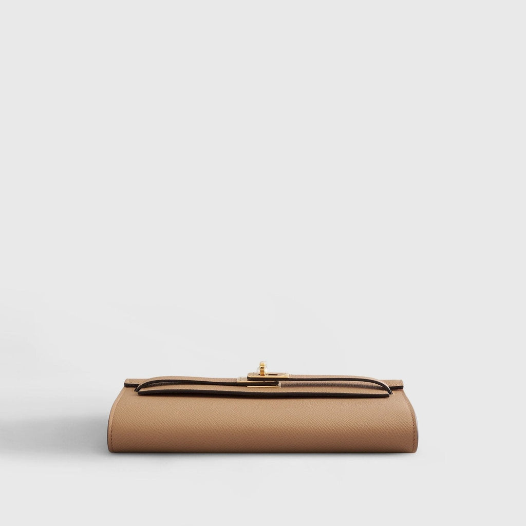 Hermès Kelly To Go Epsom Biscuit/Mauve Sylvester Gold Hardware