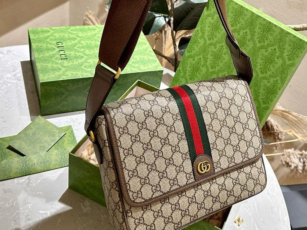 GUCCI OPHIDIA MEDIUM MESSENGER BAG
