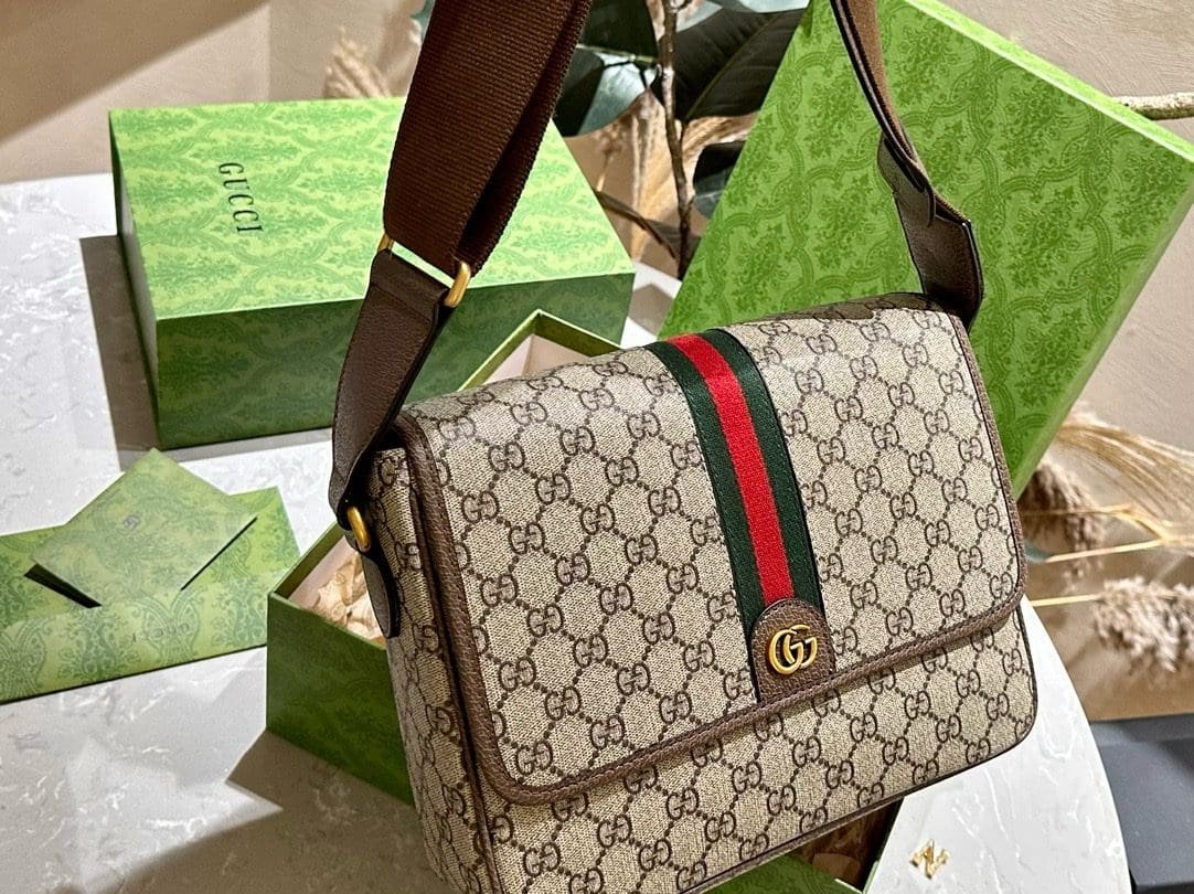 GUCCI OPHIDIA MEDIUM MESSENGER BAG