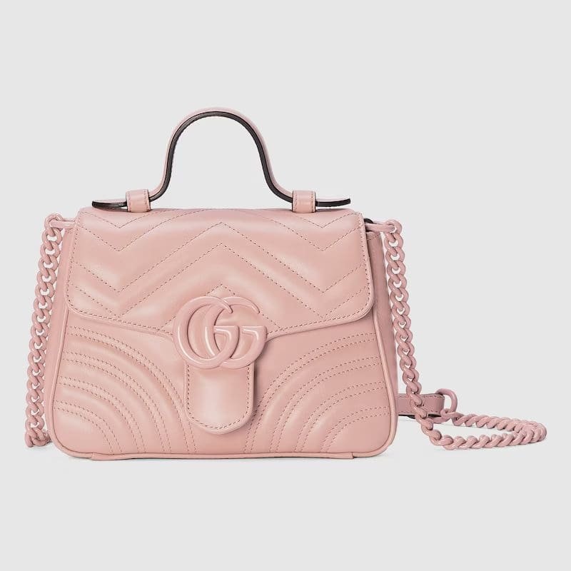 GUCCI MARMONT MINI TOP HANDLE BAG