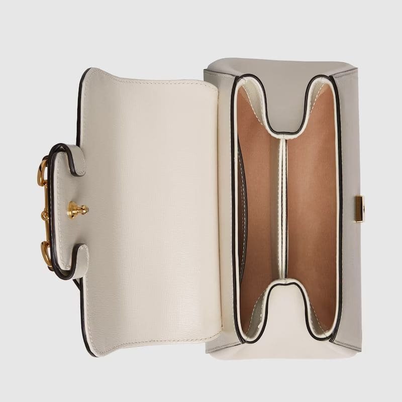 GUCCI HORSEBIT 1955 MINI BAG (White)