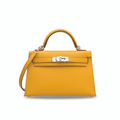 Hermès Amber EPSOM Calfskin Mini Kelly 20cm