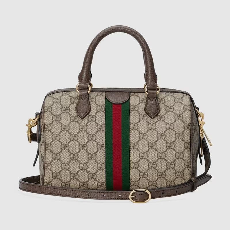 GUCCI OPHIDIA GG SMALL TOP HANDLE BAG