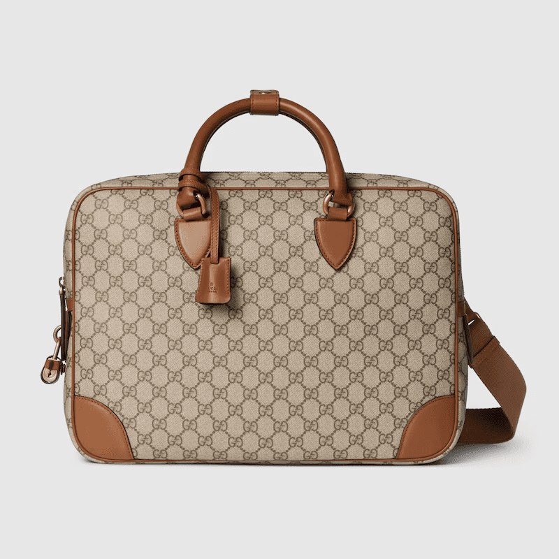 GUCCI EMBLEM MEDIUM BRIEFCASE