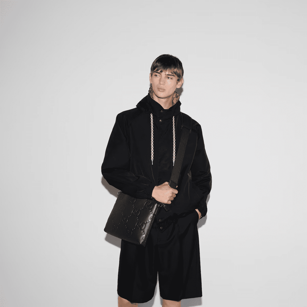 GUCCI Jumbo GG medium messenger bag