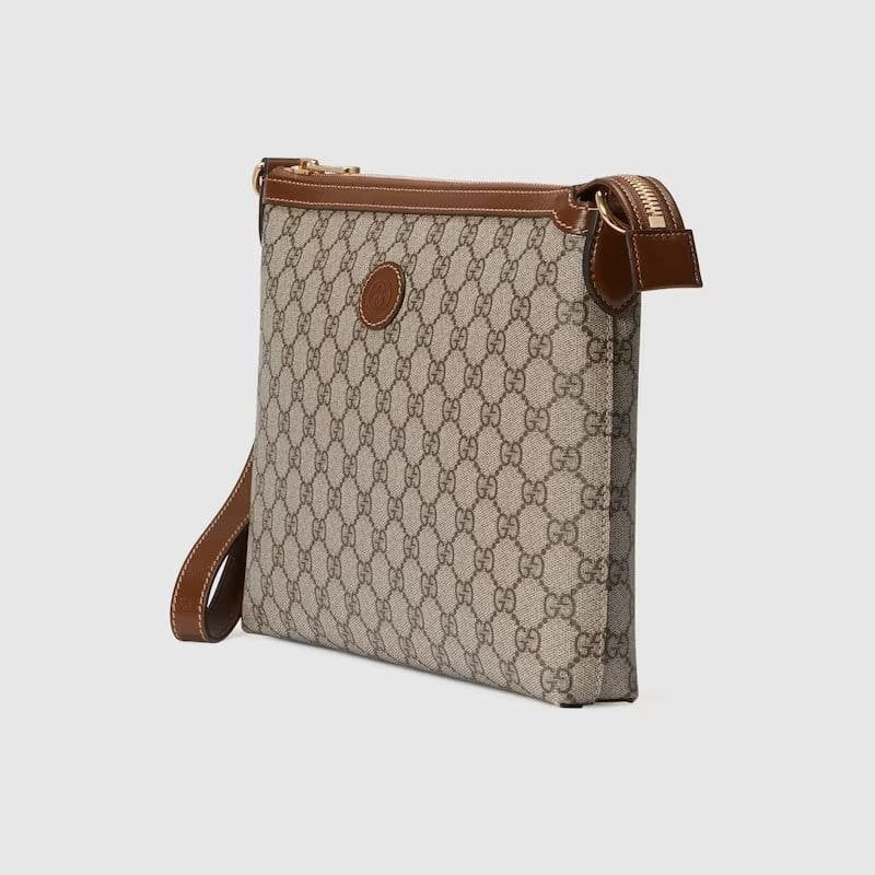 GUCCI MESSENGER BAG WITH INTERLOCKING G