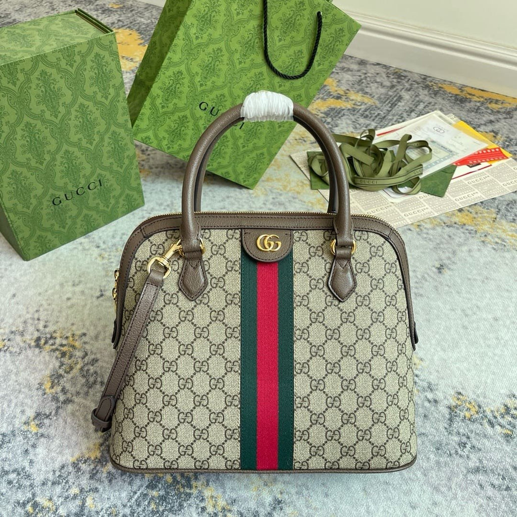 GUCCI OPHIDIA MEDIUM TOP HANDLE BAG