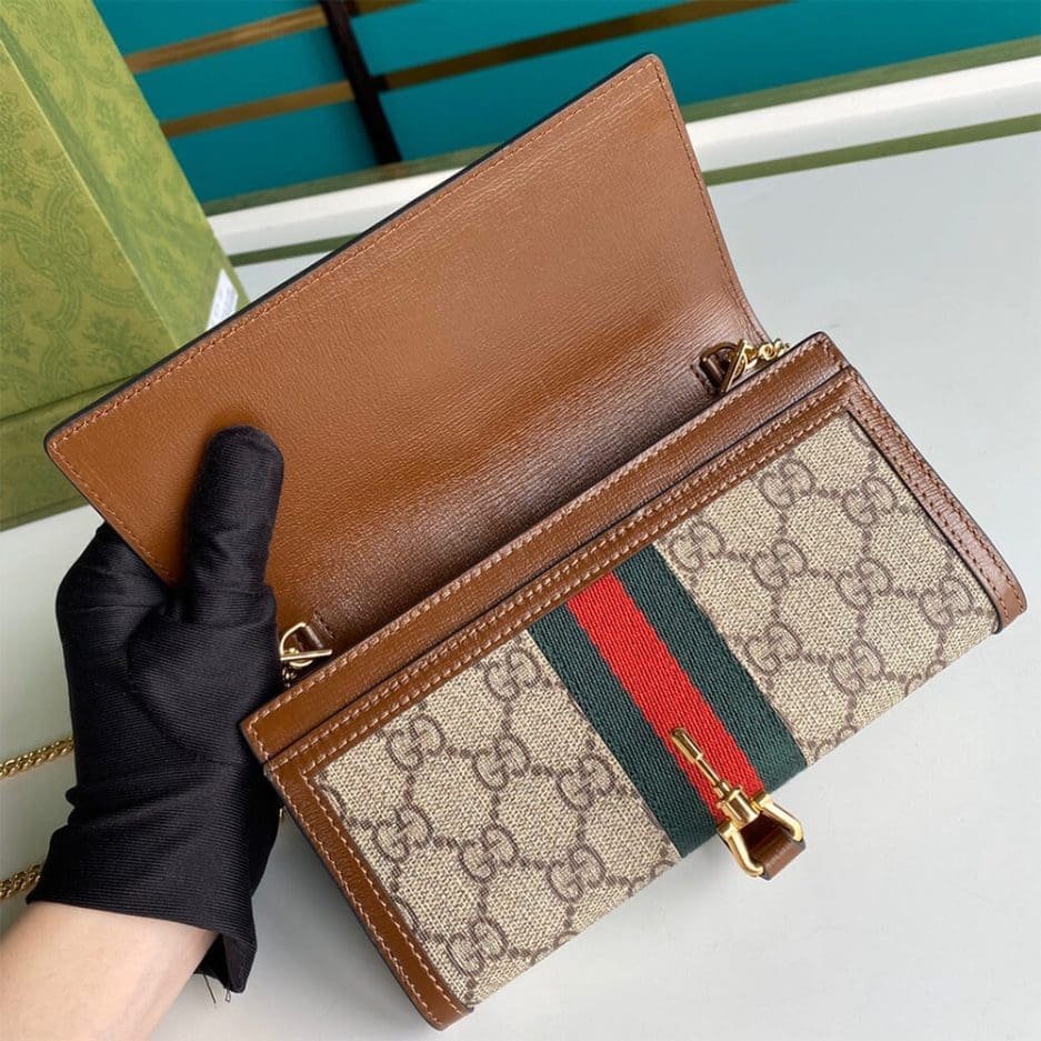 GUCCI Jackie 1961 chain wallet