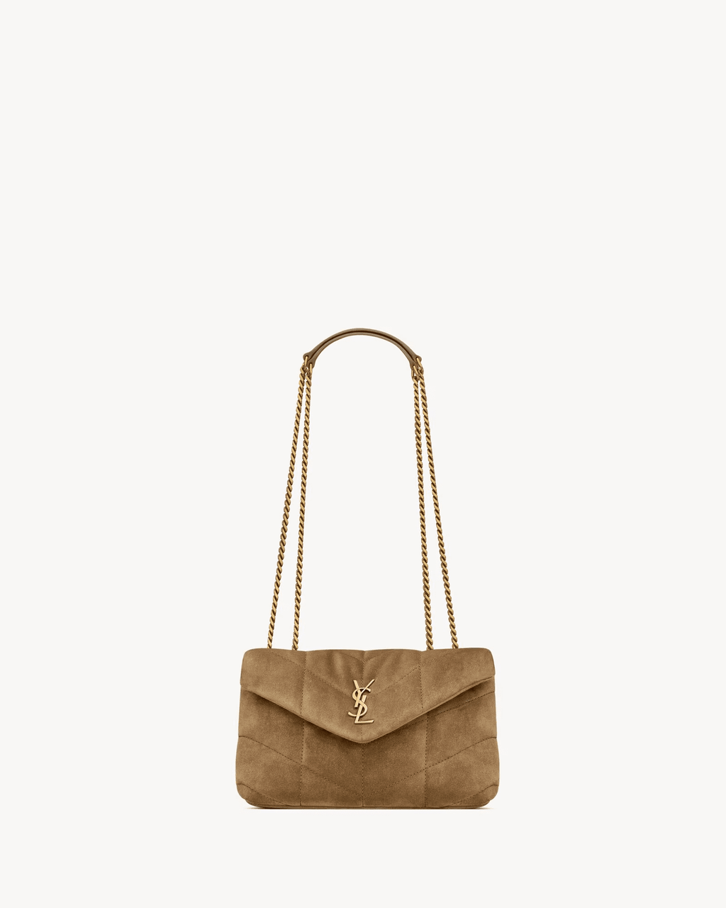 Saint Laurent Toy PUFFER in suede