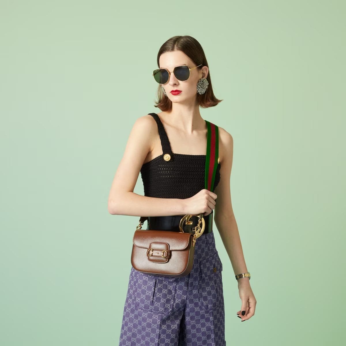 GUCCI HORSEBIT 1955 MINI BAG