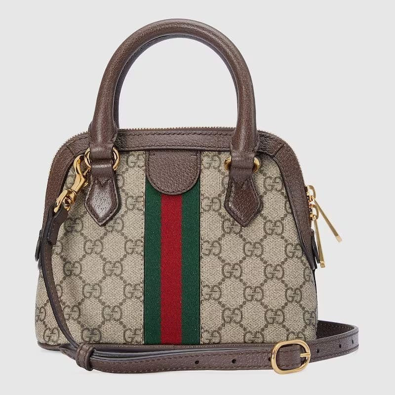 GUCCI OPHIDIA GG MINI TOP HANDLE BAG