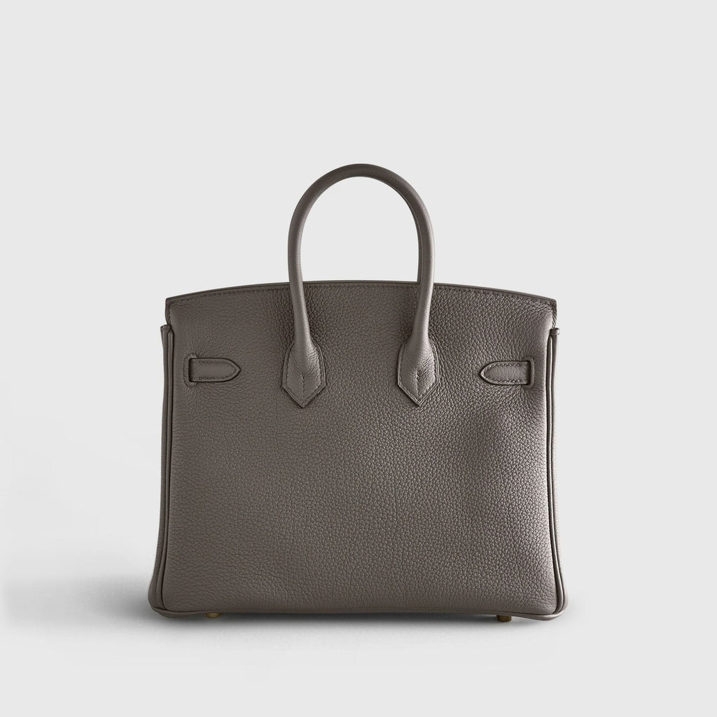 Hermès Birkin 25 Togo Gris Etain Gold Hardware